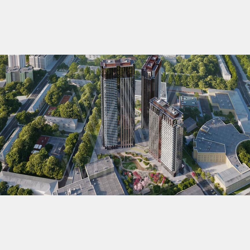 1-к. квартира, 55,5 м², 7/48 эт.