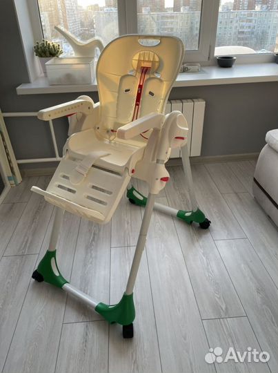 Стульчик для кормления chicco polly 2 in 1