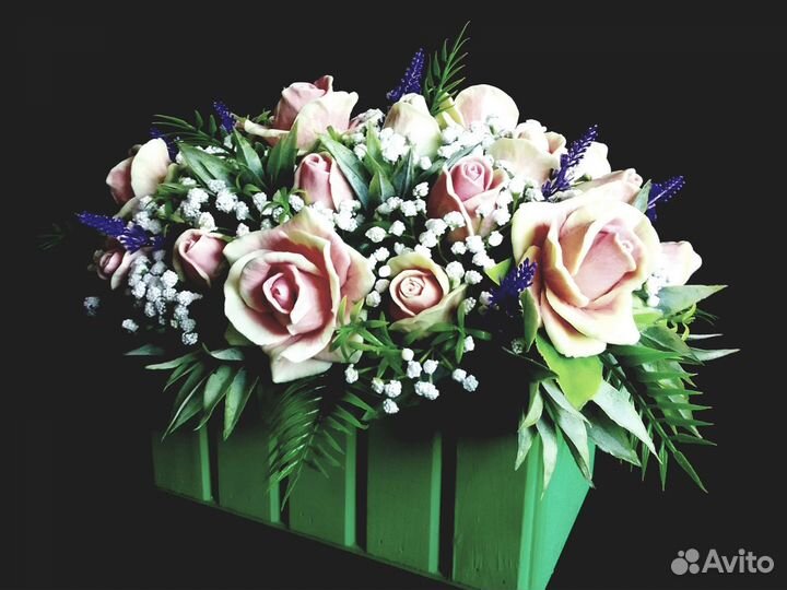 Цветы из мыла