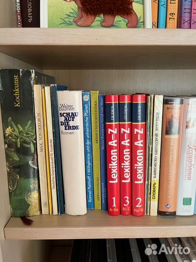 На немецком языке книги, тех.словари и фильмы