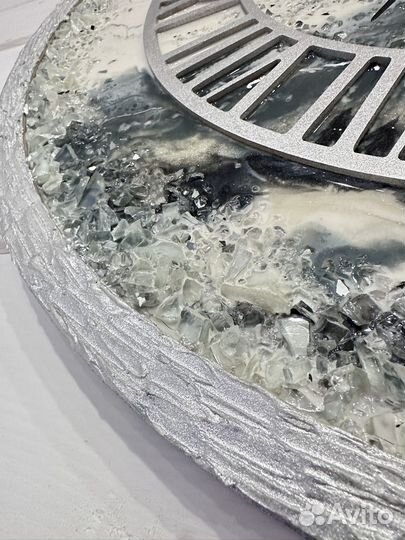 Часы ручной работы из эпоксидной смолы