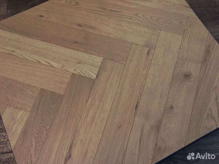 Клеевая инженерная доска английская елочка