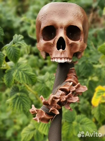 Посох с черепом, посох шамана, посох для костюма