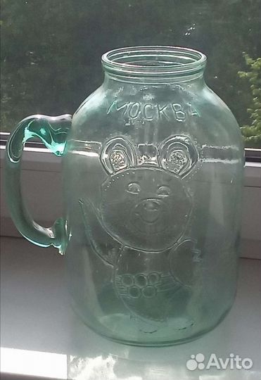 Банка 3л (баллон) с логотипом Олимпиады-80