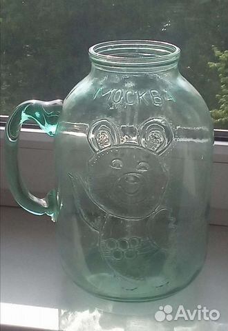 Банка 3л (баллон) с логотипом Олимпиады-80