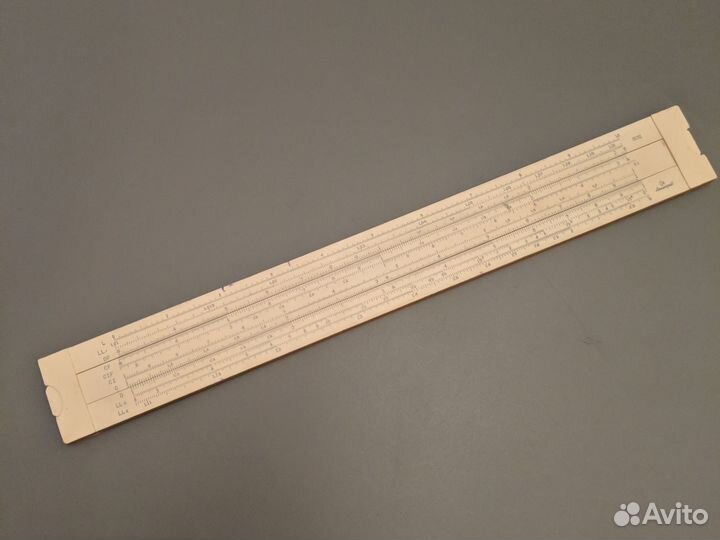 Логарифмическая линейка СССР ретро
