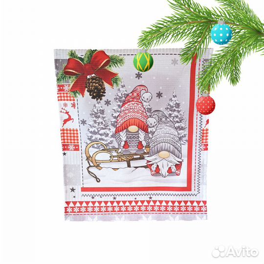 Полотенца кухонные набор (3шт) 46*56 см Новогодние