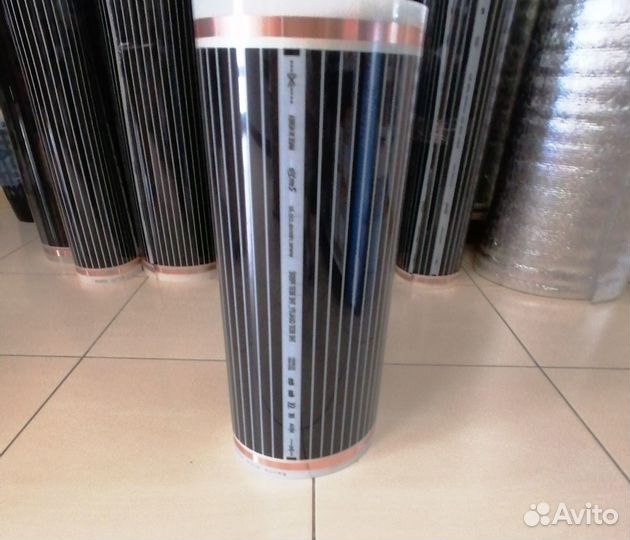 Пленочный теплый пол rexva ширина 0,5м (220Вт/м2)