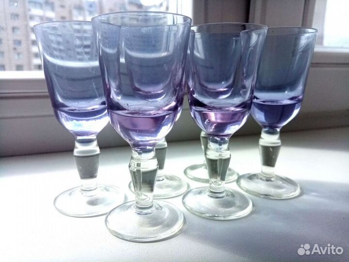 Рюмки с фужерами