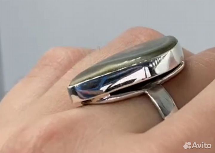 Серебряное кольцо с яшмой 