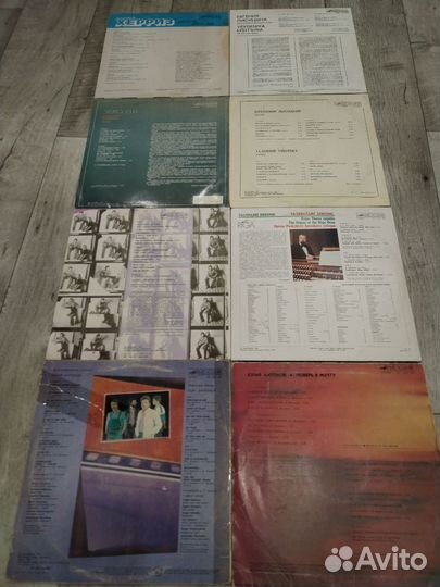 Виниловые пластинки СССР разных жанров