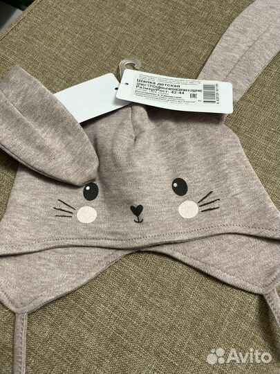 Шапка детская «Зайчик»