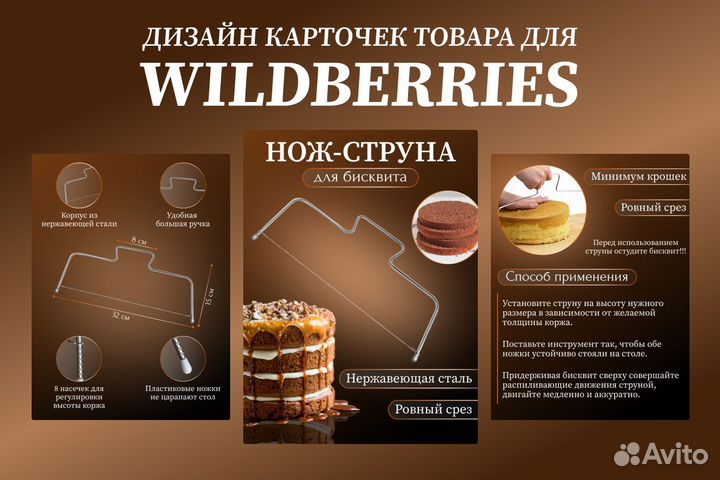 Инфографика для маркетплейсов Wildberries/Ozon нн