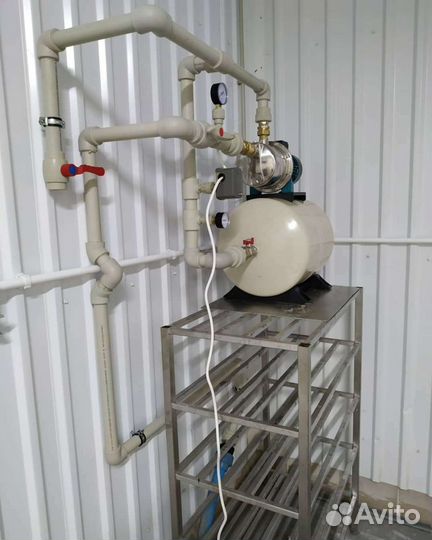 Установка насосного оборудования