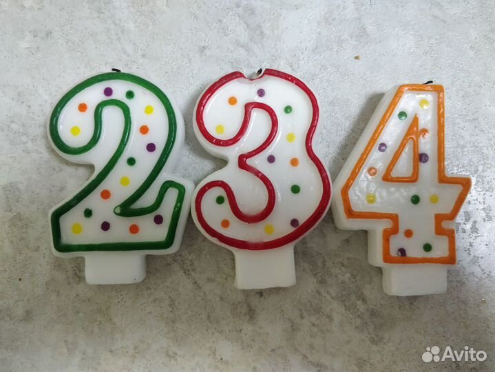 Свечи на торт