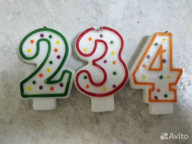 Свечи на торт