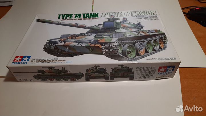 Модель Tamiya 35168 jgsdf Type74(Winter Ver.) 1/35