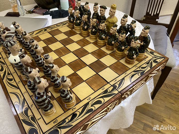 Шахматы из хлеба (ручная работа)