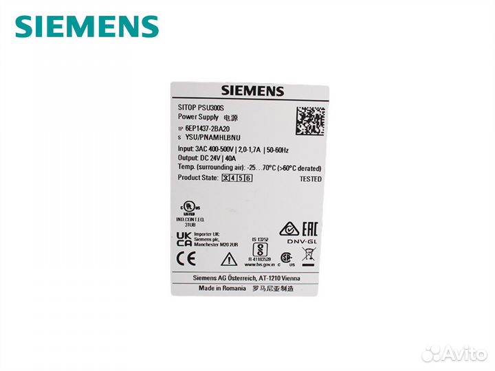 Блок питания Siemens 6EP1437-2BA20