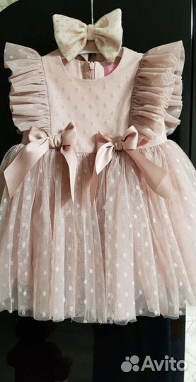 Платье для девочки 92