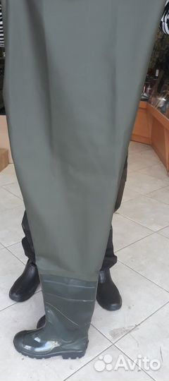 Полукомбинезон рыбацкий с сапогами из пвх