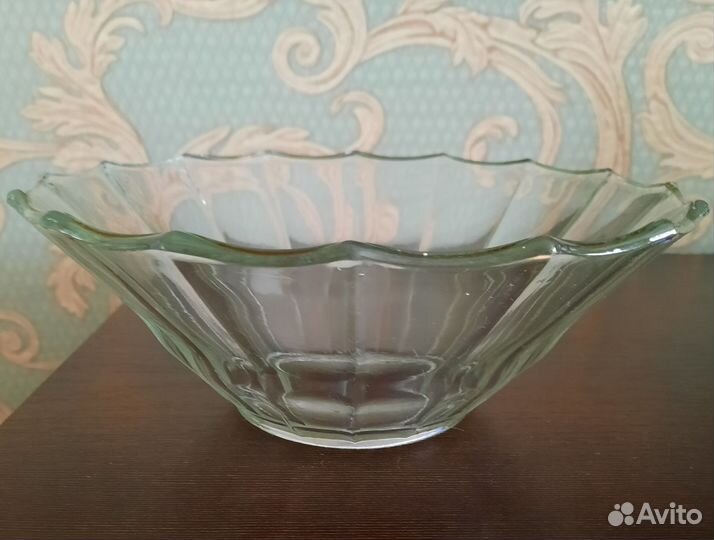 Ваза для фруктов стекло СССР