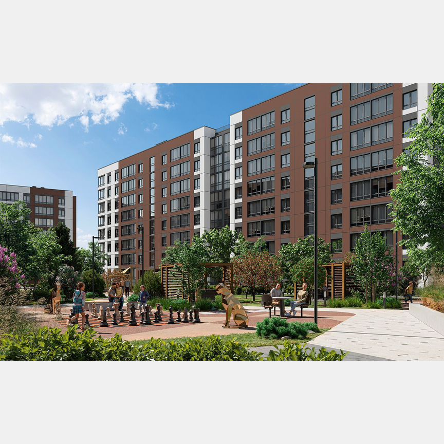 1-к. квартира, 37,3 м², 2/8 эт.