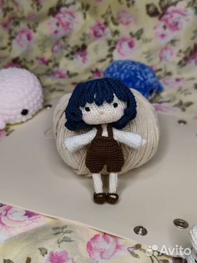 Вязанная кукла амигуруми