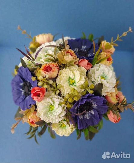 Букет цветов из мыла