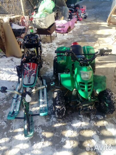 Снегокат с двигателем