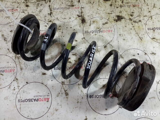 Пружина задняя Hyundai Solaris 1