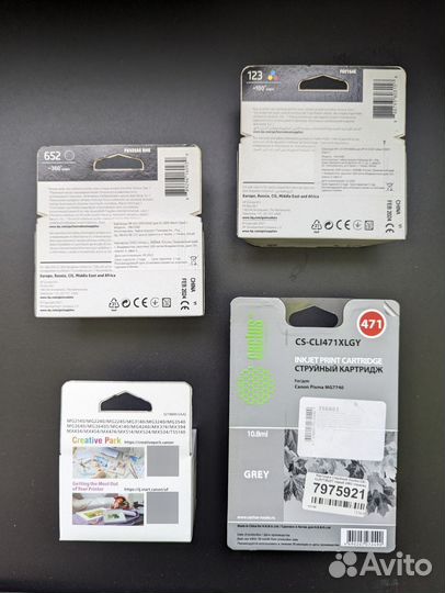 Картриджи для принтера новые