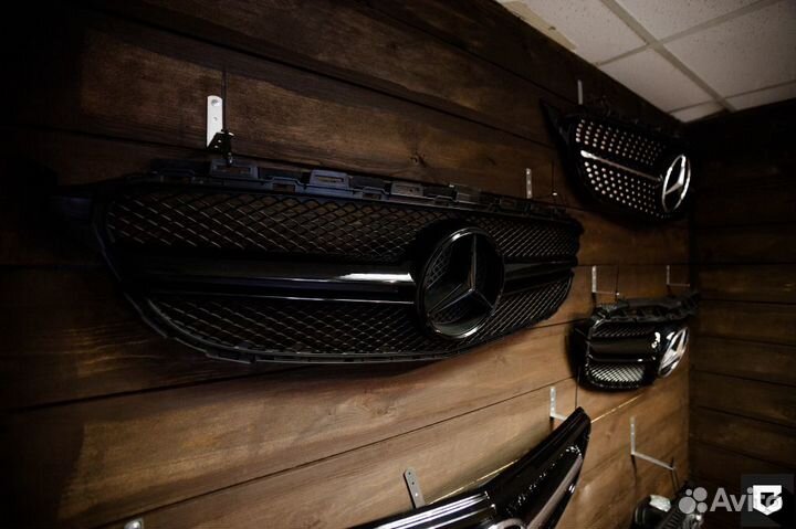 Решетка тюнинг Mercedes E Class W212 AMG 14-15