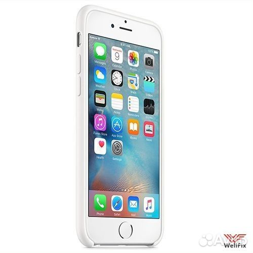 Силиконовый чехол для iPhone 6/6s белый