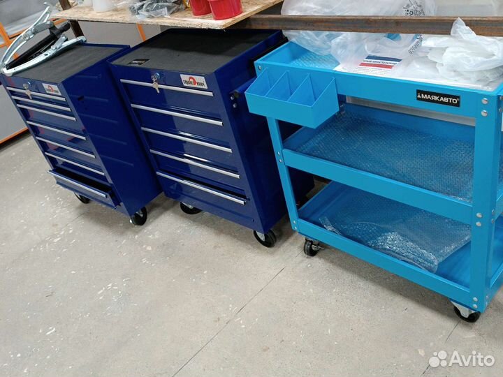 Тележка инструментальная 5 полок Сервис ключ