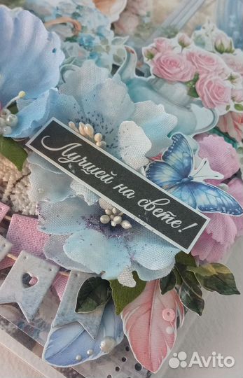 Открытка ручной работы для девочки