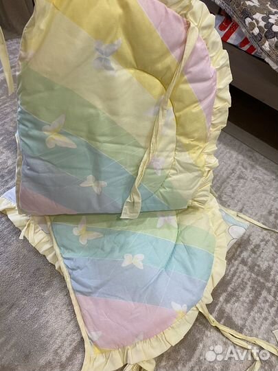 Бортики и балдахин в кроватку