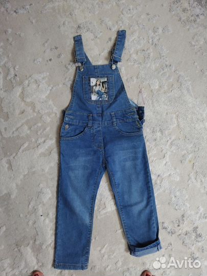 Джинсовый комбинезон для девочки