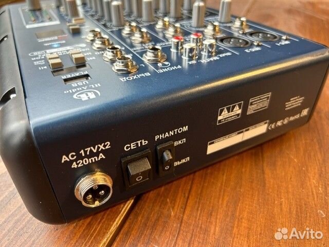 HL Audio SMR-6 микшерный пульт 2 микрофонных + 2 с