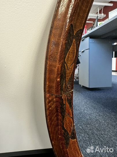 СССР Зеркало настенное овальное в деревянной раме