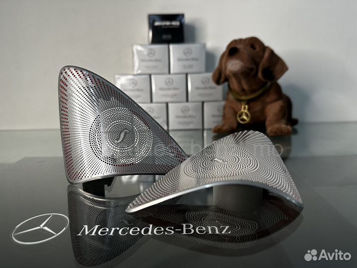 Накладки Burmester на твиттеры Мерседес Бенц