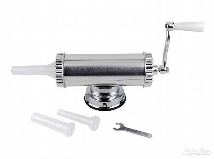 Шприц колбасный стальной. Объем 1 кг