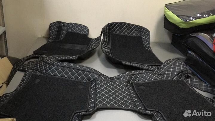 3D Коврики Toyota Land Cruiser 200 из Экокожи