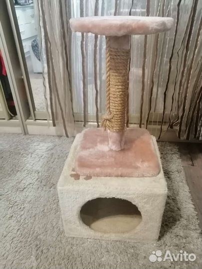 Домик с когтеточкой, новый