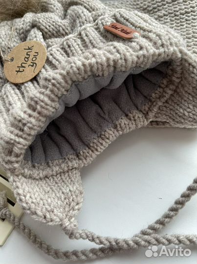 Комплект шапка и снуд