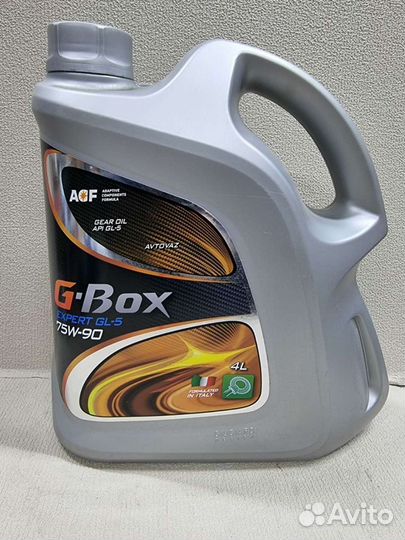 Масло трансмиссионное G-Box Expert GL-5 75w90 4л