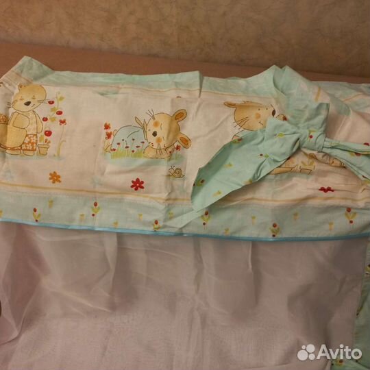 Балдахин в детскую кроватку с держателем