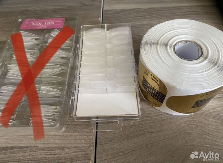 Верхние и нижние формы для наращивания ногтей