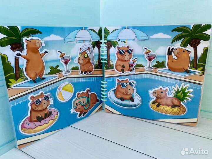 Милые Капибары на липучках альбом