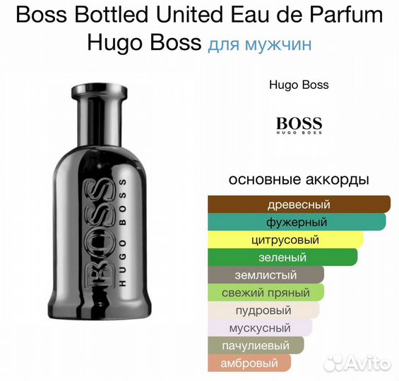 Духи Boss Bottled United Efp Hugo Boss 100ml